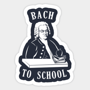 Bach To School Sticker
